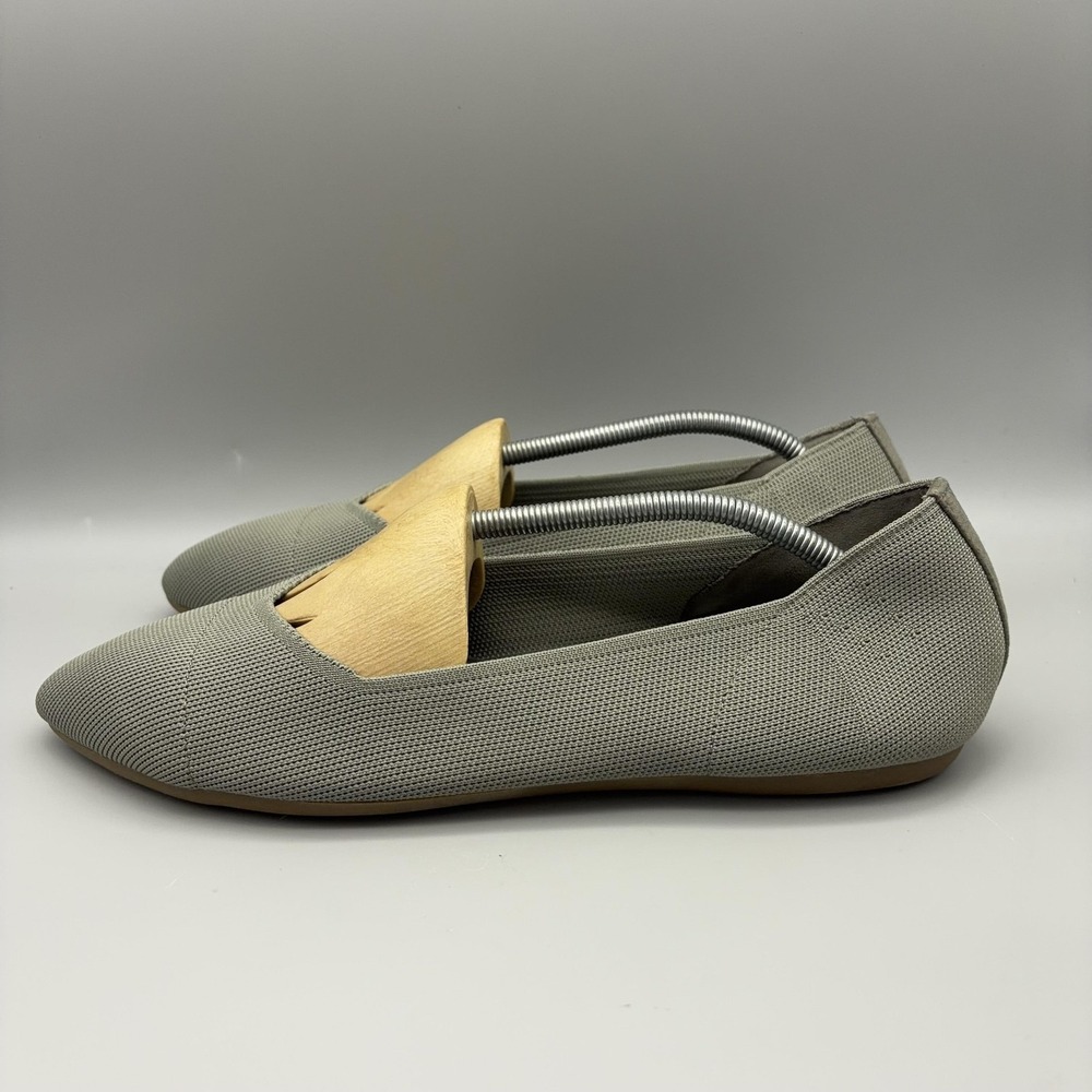 Torrid Shoes Womens Size 10.5 Green 4F Sage Stretch Knit Flats Slip On NWT - Picture 4 of 12